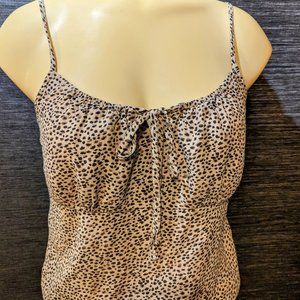 Abercrombie Animal Print Tank Body Suit Size Small